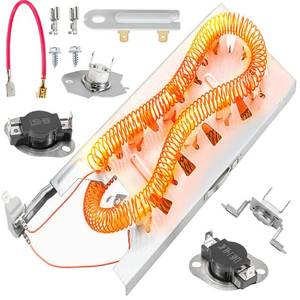 lot 1228 image: Heating Element Kit for Maytag (Bravos) Dryer MEDB765FW0, MEDB765FC0, MEDB835DW4, MEDB835DC4, MEDB855DC4, MED5630HW1, MEDX500XW0, MEDX700XW0 Heating Component Repair Replacement