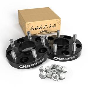 lot 1233 image: Customadeonly 5x114.3 to 5x120 Wheel Adapters  2pcs 25mm (1) Forged Conversion  56.1mm Hubcentric  M12x1.25 Studs  for Subaru 5-Lug to 5x120 Wheels