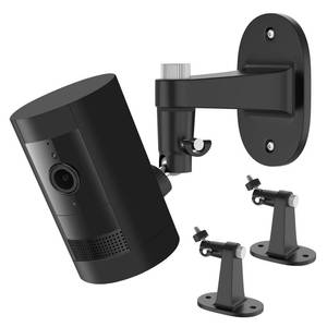 lot 2146 image: 2Pack Ring Camera Wall Mount for Ring Stick Up Cam & Ring Outdoor Cam Plus, 360 Degree Adjustable No Drilling Mount for Ring Outdoor Indoor Camera(Black)