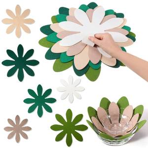 lot 2177 image: Queekay 12 Pcs Felt Pot and Pan Protectors 121416 Inch Larger Thicker Pan Protector Pads, Colorful Pot Separators for Stacking Cookware Organizing Protecting (Khaki Green)