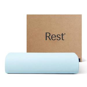 lot 2199 image: REST� Evercool� Top Sheet, FullQueen Size, Light Blue, 93X108 (1 Flat Sheet only)