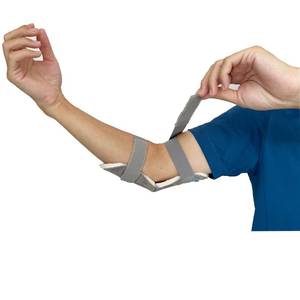 lot 2209 image: BIVIKEY 1 Pcs Plush Elbow Pressure Sores Protector Arm Pads Adjustable Suitable for Office Home Elderly Care and Medical Institutions Unisex Long Version Grey