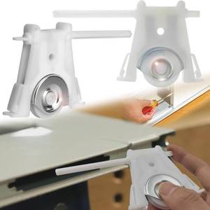 lot 4018 image: Lower Sliding Screen Door Roller Assembly Fits Andersen Gliding Screens Part #1997310 (1991 to P), 1-14 Nylon Concave Wheel, Edge Adjustable, 2 Pack
