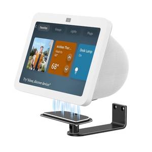 lot 4036 image: Laivli Wall Mount for Echo Show 8 (3rd Gen), Aluminum Alloy Stand with Strong Magnetic, Tilt and Swivel for Viewing, Smart Display Stand for Show 8 3rd Generation (Black)