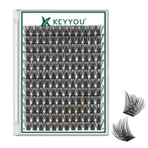 lot 4074 image: Lash Clusters 144pcs Individual Lashes D Curl 18mm Eyelash Clusters KEYYOU Air Touch Cluster Lashes Super Lightweight Soft Wispy Comfortable Easy DIY at Home(Air01-D-18mm)