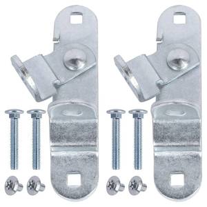 lot 4505 image: GDW Cargo Trailer Door Latch Hasp Keeper for Ramp Padlock Race Bar Lock Handle Enclosed Car Hauler (��Trailer Door Hasp 2pack Screws 4Nuts 4)