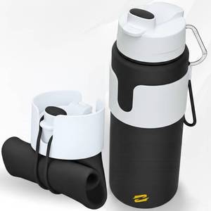 lot 6046 image: Lumabelt Collapsible Water Bottles �� BPA-Free Silicone, Leak-Proof & Lightweight Foldable Water Bottle for Travel, Hiking, Camping, Sports & Everyday Use �� Compact, Reusable, Portable, Easy Clean