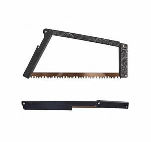 lot 6055 image: Nova Comm RidgeSaw-12, Camping Folding Hand Saw - Essential Bushcraft Survival Tools for Camping, Fishing, Hiking Hunting, Gardening tool with Compact Carrying Case (Black)