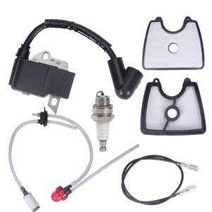 lot 6350 image: Leaf Blower Ignition Coil Module for HUSQ 125B 125BX 125BVX Replace 545108101 5451 08 101 5451-08-101 585836101 300953003 300953001 984883001 984882001 with Spark Plug Fuel Line Air Filter Kit