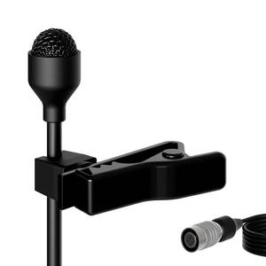 lot 6376 image: J K MIC-J 044 Lapel Microphone Lavalier Microphone Compatible with Audio Technica Bodypack Transmitter