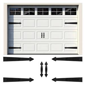 lot 6438 image: Magnetic Garage Door Hardware,Magnetic Garage Door Handles,Garage Door Decorative Magnetic for Iron Door,4 Magnetic Hinges  2 Magnetic Handles for Garage Doors (Classics Style)
