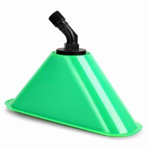lot 6478 image: Drift Guard with Flat Sprayer Nozzle, Plastic Portable Spray Shield for Most Backpack Sprayers Wind Proof Hood Nozzle Shade Green for Prevents Drift of Fine Droplets