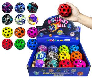 lot 9184 image: THWJLKK 11 Pack Moon Bouncy Balls Super High Jumping Extreme Bouncing Ball, Super High Bouncing Ball, Childrens Sensory Ball, Athlete Training