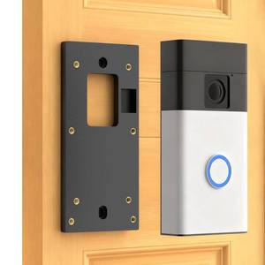 lot 10272 image: No-Drill Ring Doorbell Mount for Ring Battery Doorbell (2nd-2024 Release)PlusPro, Rng Video Doorbell(2nd-2020 Release)1233 Plus4, Doorbell Mount Plate with 2 Adhesive Tapes for Apartments