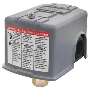 lot 10279 image: Cejiuga Water Pressure Switch 30-50 PSI Well Pump Pressure Switch Auto Electrical Control Adjustable Differential, 14 Female NPT