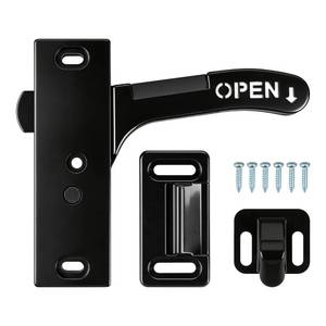 lot 10292 image: Seaiyomg RV Screen Door Latch Handle Replacement Kit, Right Hand - Universal Fit Camper Motorhome Travel Trailer Entry Parts