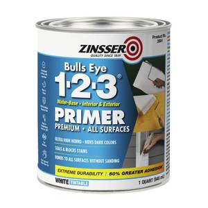 lot 10305 image: 1 Quart Bulls Eye 1-2-3 Primer Sealer Stain Killer