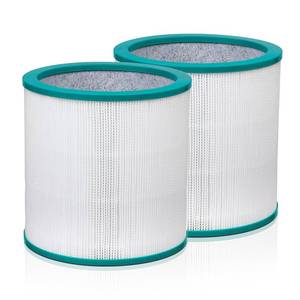 lot 11649 image: 2 Pack HEPA Air Filter Replacement for Dyson Tower Purifier Pure Hot Cool Link TP01 TP02 TP03 BP01 AM11 Models, Part # 968126-03