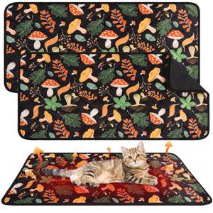 lot 11656 image: Homimp 2 Pcs Guinea Pig Pee Pads,Self Heating Guinea Pig Bed Pads for Winter Keep Warm,Washable&Anti Slip Small Animal Beds for Indoor Rabbit Hamster Squirrel Hedgehog Chinchilla Ferret,Black 24x47 (Used)
