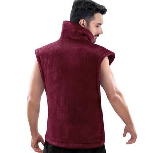 lot 11686 image: RENPHO King Size Heating Pad for Back, Fathers Day Dad Gifts & Birthday Gifts for Husband, FSA Eligible, 24x37 XL Large Weighted Electric Heat Pad for Neck and Shoulders, ETL Certified, Dark Red