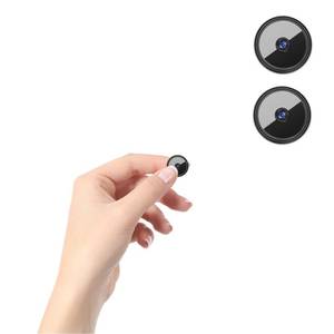lot 12174 image: RFAWKNG 1pcs Only 0.9 inch Hidden Camera with AudioVideo Mini Small Spy Home Indoor Night Vision Motion Detection Baby Monitor Wireless Outdoor Nanny WiFi espias Security Secret (1, Black, mini)