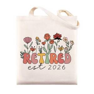 lot 12179 image: Maciebelle Retirement Gift for Woman 2026, Cool Retirement Gifts for Women, Canvas Tote Bag Best Gifts