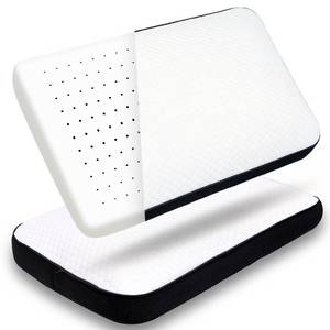 lot 13819 image: Trrisaun Memory Foam Pillows Standard Size Set of 2, Cooling Pillow for Sleeping with Breathable Mesh and Washable Cover, Bed Pillows for Back, Side & Stomach Sleepers