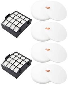lot 14333 image: Dttery Filter Replacement for Shark Vertex DuoClean PowerFin Upright Vacuum AZ2000, AZ2000W, AZ2002 Part XFFKAZ2000, XHFAZ2000, 4 Foam, 4 Felt, 2 HEPA Filters