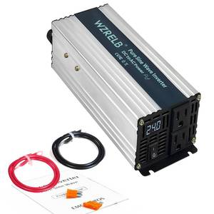 lot 14334 image: WZRELB 800W Pure Sine Wave Inverter 36V DC to 110V 120V AC,Car Power Inverter with Dual AC Outlets, LED Display,Off-Grid Portable Power Converter for Home, RV, Truck, Camping