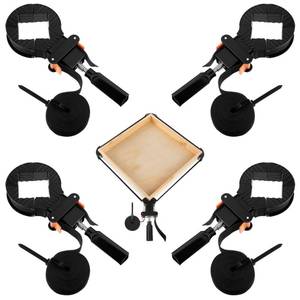 lot 14349 image: Feekoon 13 FT Belt Band Strap Clamps for Woodworking, Quick Release Band Clamps with 4 Corner Claws, Thick and Sturdy Belt Clamp, Adjustable Picture Frame Clamp Tool(4 Pack)