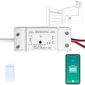 lot 14361 image: WiFi Smart Garage Door Opener, Universal WiFi Remote Controller, Door Left Open Alert, Smart Life APP Remote Control, Timer, Compatible with Alexa & Google Home, iPhone, Siri, Android