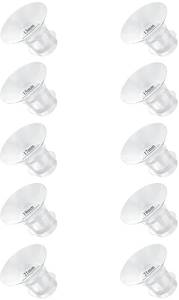 lot 14377 image: Flange Sizing Kit with 10PCS Flange Inserts 1315171921mm Compatible with MomcozySpectraMedelaElvieTESETEBellaaby,Flange Insert Kit for 24mm FlangesShield Breast Pumps