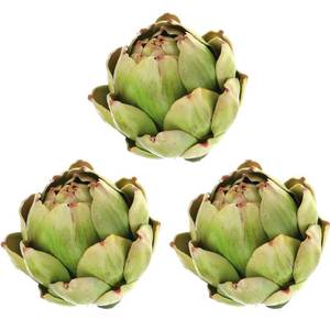 lot 14392 image: Meiwlong 3Pcs Large Faux Artichokes for Decoration,Fake Fruit and Vegetable for Home Kitchen Table Decor,Fake Artichoke Decor for Decoration Bowls