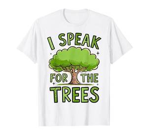 lot 14419 image: I speak for the Trees Earth Day Save the Planet T-Shirt Kids 12