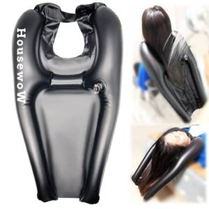 lot 18038 image: Inflatable Shampoo Bowl, Portable Hair Washing Tray for Bedside and in Bed, Lightweight Shampoo Basin for Elderly, Disabled, Pregnant, Injured, Bedridden, Handicap, Lightweight Hair Washing Sink