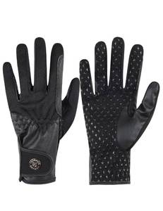 lot 18074 image: Harrison Howard Horse Riding Gloves for Women, Equestrian Training Gloves with Non Slip Silicone Grip, Breathable Lightweight Black L