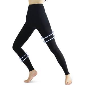 lot 18078 image: beister Medical Compression Pantyhose for Women & Men, 20-30mmHg Graduated Support Tights, Opaque Footless Waist High Compression Stockings & Leggings for Varicose Veins, Edema, Flight, DVT
