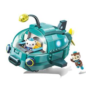 lot 18118 image: for Age 6 Building Block Ocean Adventure Octonauts GUP-A Deluxe Vehicle Playset & Barnacles 323pcs Building Brick Set-No Package Box (3703)