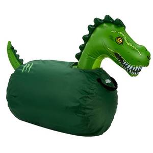 lot 18126 image: Waddle Large Inflatable Bouncy Hopper - Ride On, Indoor, Outdoor Toys, Bouncy Horse for Girls and Boys, Durable, Easy Grip Handles, Dinosaur Toys, Kids, Up to 250lbs, Ages 5 and Up (Trex)