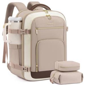 lot 18131 image: LOVEVOOK Carry On Travel Backpack For Women Flight Approved, 40L Personal Item Backpack, TSA Travel Bag for Airplanes Fit 17 Inch Laptop, Business Weekender Overnight Waterproof Daypack with 2 Cubes