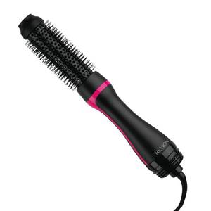 lot 18428 image: REVLON One-Step Hair Dryer and Styler - Root Booster Round Brush for Styling, Dryer Brush for Fast and Easy Salon-Quality Blowout, More Shine and Less Frizz (1-12 in)