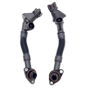lot 18456 image: OKAY MOTOR Set of 2 Crankcase Vent Hose Left and Right N63 pcv for BMW 550i 650i 750i X5 X6 Alpina B7 F01 F02 F07 F10 F12 F13 E70 E71 11157646086 11157646087