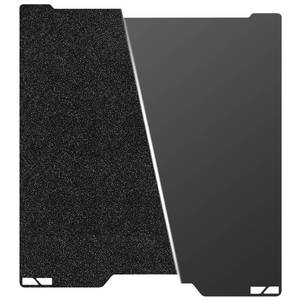 lot 18483 image: HzdaDeve H2C Build Plate for Bambu Lab H2C Combo Dual-Textured and Smooth PEI Plate Sheet 335X346.5MM Heated Bed Spring Steel Flexible Platform Black Board for 3D Printer Accessories (Black)