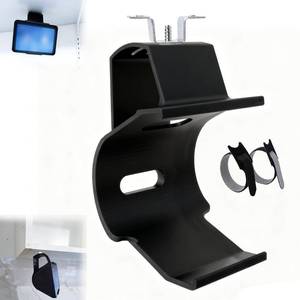 lot 19890 image: Bamokee Under Cabinet Mount for Echo Show 8 (1st & 2nd Gen), Adjustable 30° Heavy Duty Kitchen Cabinet Hanging Holder with Cable Management, Space-Saving Hanging Display Bracket for Kitchens & RVs