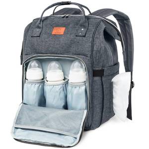 lot 19893 image: KeaBabies Baby Diaper Bag Backpack - Large Baby Bag for Boys, Girls, Waterproof Multi Function Travel Diaper Backpack with Changing Pad, Durable Travel Essentials for Moms and Dads (Mystic Gray)