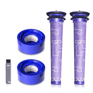 lot 20266 image: keluke Vacuum Filter Replacement Kit Compatible with Dyson V7, V8 Animal, V8 Absolute & SV10 Cordless Vacuum Cleaners, Replaces Part # 965661-01 & 967478-01 (4P)