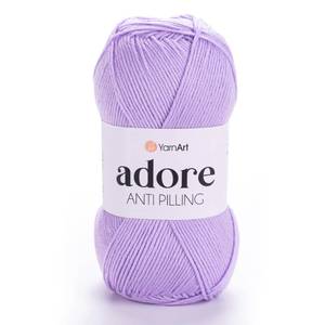 lot 20285 image: YarnArt Adore Yarn �� 100% Anti-Pilling Acrylic, Soft Lightweight DK Yarn for Knitting & Crochet, 3.5 oz (100g), 306 yds (280m), Durable & Machine Washable, Lilac - 337