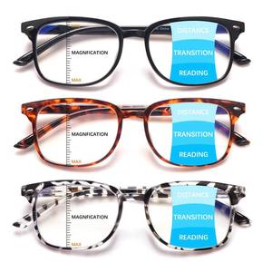 lot 20334 image: STASTEND Progressive Multifocal Anti Blue Light Reading Glasses for Women and Men Fashion Eyeglasses Frame (3 Mix C1, 2.00, multiplier_x)(2 PAIRS ONLY)