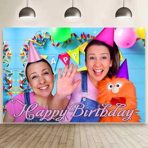 lot 20352 image: Rachel Backdrop Birthday Decorations, Rachel Birthday Banner Backdrop for Kids Birthday Party Supplies (5x3ft)
