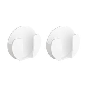 lot 20358 image: Holicfun Adhesive Wall Mount for Ring Indoor Cam Plus and Indoor Cam (2nd Gen), 2-Pack, White